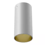 PIXO 120 stropowy max 1x50W, GU10, 230V, kolor złota, srebrny aluminiowy (mat struktura) RAL 9006