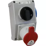 ZESTAW INSTALACYJNY IP44 L-O-P,16 A,3P+PE,DŁAWNICA M25