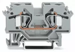 2-przewodowa złączka przelotowa 6 mm², niebieska 282-604