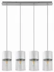 3156 Lampa wisząca Zelkova E27 4xMAX40W br alu D12