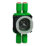 Multifix, puszka 1M, 32 mm, 4 elastyczne wejścia, z zatyczką i mocowaniem