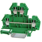 Złączka piętrowa 4mm2 zielona /50/