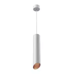 PIXO 310 wisząca max 1x50W, GU10, 230V, kolor miedzi, srebrny aluminiowy (mat struktura) RAL 9006 T068P31Wh961101