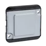 Merten Wandaloodporny, mechanizm z płytką centralną zaślepki, aluminiowy