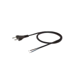 Przewód przyłączeniowy z zalewaną wtyczką płaską brązowy PVC 250V~/2,5A 2x0,75mm²- 2m S-13-0,75-2-3