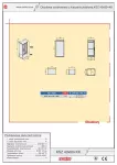 Obudowa poliestrowa - IP44/IP54, IK10, KSZ 40x80+KK daszek płaski