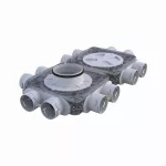 Rozdzielacz podwójny 12- króćcowy, 12x75/200 mm FlexiVent