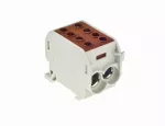ZŁĄCZKA SZYNOWA JEDNOPOLOWA ZGX 1x70/2x50 MM2 BRĄZOWA (Al/Cu)