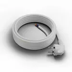 PP-50/10M/3X1,5/OMY ŻO Przewód przyłączeniowy z wtyczką kątowa UniSCHUKO; 3x1,5; OMY żo; 10m; biały