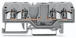 Złączka do zabudowy elementów 4-przewodowe, szara 280-815/281-411