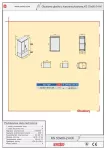 Obudowa poliestrowa - IP44/IP54, IK10, KS 53x80-2+KK daszek płaski