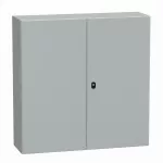 PanelSeT Obudowa wisząca S3D drzwi podwójne z płytą montażową ocynkowaną IP55 1000x 1000x 300mm