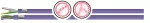 INTERBUS (INBC) C-PVC FIOLETOWY 3X2X0,22+3G1