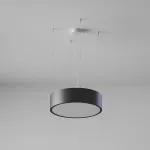 ABA PRO 440 wisząca LED 16W/2962lm/830, 230V, czarny (mat) RAL 9017