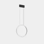 Pendant Circular Vertical Side ø600 Surface LED 39W LED warm-white 2700K 0-10V Black 3130lm CP4A-00V9AZRU05