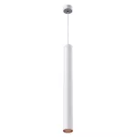 PIXO 610 wisząca max 1x50W, GU10, 230V, kolor miedzi, biały sygnałowy (mat struktura) RAL 9003 T068E61Wh961117