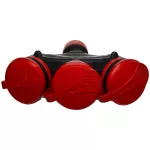 GN-X3/54 Gniazdo trzykrotne z klapką hermetyczną; 3x2p+Z; IP54; EXTREM; rozberialne; czarno-czerwony