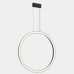 Pendant Circular Vertical Side ø1200 Surface LED 72W LED warm-white 3000K 0-10V Black 5663lm CP4B-00W9AZRU05