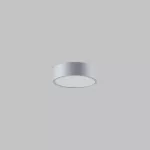 ABA 350 plafon 2x23W, E27, 230V, srebrny aluminiowy (mat struktura) RAL 9006
