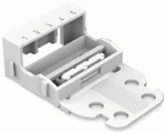 Adapter montażowy do złączek 5-przewodowych Seria 221 - 4 mm², biały 221-515