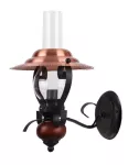 7868 Kinkietl Enna E-14/40W czarny/brązowy/orzech 230V, 50Hz