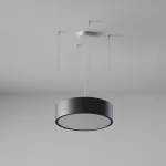 ABA PRO 440 wisząca LED 16W/3118lm/840/TD/CAS, 230V, czarny głęboki (mat struktura) RAL 9005