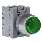 PRZYCISK WYSTAJ PODŚW ZIELONY 2ZW AC(24V-230V),DC(24V-110V)