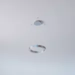 ALFREDO 525/U wisząca DIRECT LED PHILIPS LV 31,5W/5000lm/3000K/TD/CAS, 230V, kolor srebra (gładki mat)