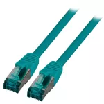 Patchcord RJ45 S/FTP kat. 6A LSZH zielony 1m MK6001.1GR