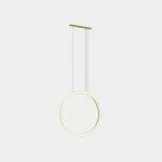 Pendant Circular Vertical Side ø600 Recessed LED 39W LED warm-white 3000K ON-OFF Gold 3402lm CP5A-00W9AZOUEF