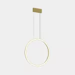 Pendant Circular Vertical Side ø900 Surface LED 53W LED warm-white 2700K DALI Gold 2548lm CP4K-00V9AZDUEF