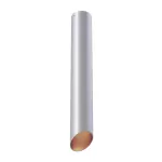 PIXO 410 stropowy max 1x50W, GU10, 230V, kolor miedzi, srebrny aluminiowy (mat struktura) RAL 9006 T068W41Sh961101