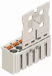 1-przewodowe gniazdo przycisk Push-in CAGE CLAMP®, jasnoszary 2092-1105/000-1000