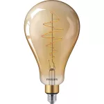 Żarówka LED Philips 7W zamiennik 40W 470lm ściemnialna 1800K LED classic-giant 40W E27 A160 GOLD DIM Żarówki LED 2 lata gwar