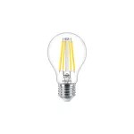 Żarówka LED Philips MASTER 7.8W zamiennik 75W 1055lm ściemnialna 4000K VLE LEDBulbD7.8-75W E27 940 A60CL G Szkło przezroczyste 2.5 roku gwar