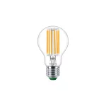 Żarówka LED Philips MASTER klasa A 5.2W zamiennik 75W 1095lm 3000K LEDBulbND5.2-75W E27 830 A60 CL G UE Szkło przezroczyste 5 lat gwar