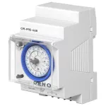 Mechaniczny programator czasowy 3 modułowy, 24 godziny, minimum 15 minut, 110-230 VAC, rezerwa 200 godzin