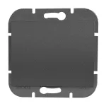 Łącznik krzyżowy p/t Onyx, 10A, 250V, WP-8O, czarny