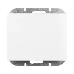 Przycisk dzwonek p/t Onyx, 10A, 250V, WP-6/7O, biały