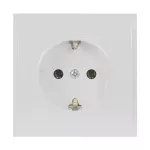 Gniazdo pojedyncze p/t 2P+Z, Schuko Luna, 16A, 250V, PT-17L, biały