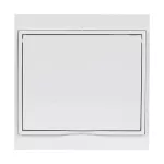 Gniazdo pojedyncze p/t 2P+Z, Schuko, bryzgoszczelne z klapką Luna, 16A, 250V, PT-17LH, biały