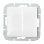 Łącznik roletowy p/t Pearl, 10A, 250V, WP-10P, biały
