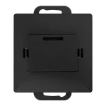 Płytka czołowa + 1xRJ45 Pearl, PC+ARJ45/P1, czarny