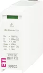 MOD.ETITEC M60F T23 300/20 Moduł wymienny ogranicznika przepięć T2, T3 (C, D) na szyny prądowe 60 mm - z wkładką topikową