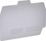 ESP-HMT.4/PT Płytka skrajna 4 mm2 do ESP-HMM.4, ESP-HTE.4 (szara)