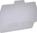 ESP-HMT.4/PT Płytka skrajna 4 mm2 do ESP-HMM.4, ESP-HTE.4 (szara)