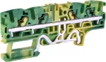 ESH-EFCE.4/2+2 Złączka sprężynowa ochronna 4 mm2 (żółto-zielona)