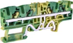 ESH-EFCE.4/2+2 Złączka sprężynowa ochronna 4 mm2 (żółto-zielona)