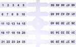 EO3 1-50 Oznacznik elastyczny (4 x 50 szt.)