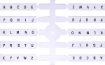 EO3 A-Z without Q Oznacznik elastyczny (10 x 20 szt.)